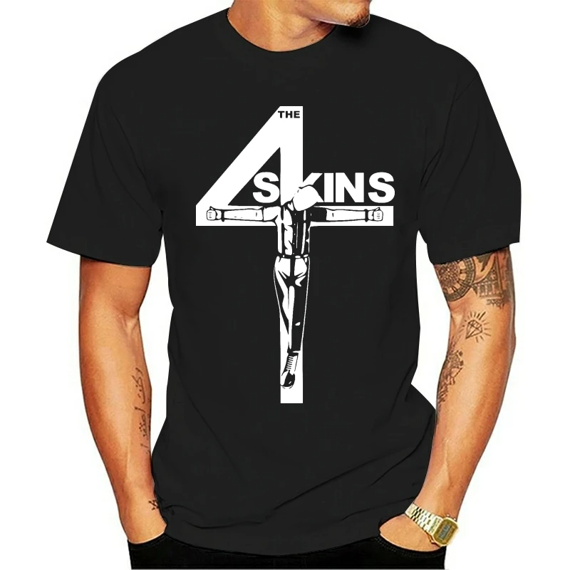 Summer Clothing Uk Men - 4 Skins Oi T Shirt İngiltere