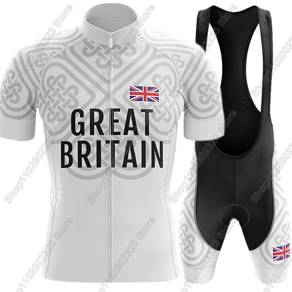 Summer Clothing Uk Men - İngiltere Takımı 2025 Bisiklet Jersey Seti
