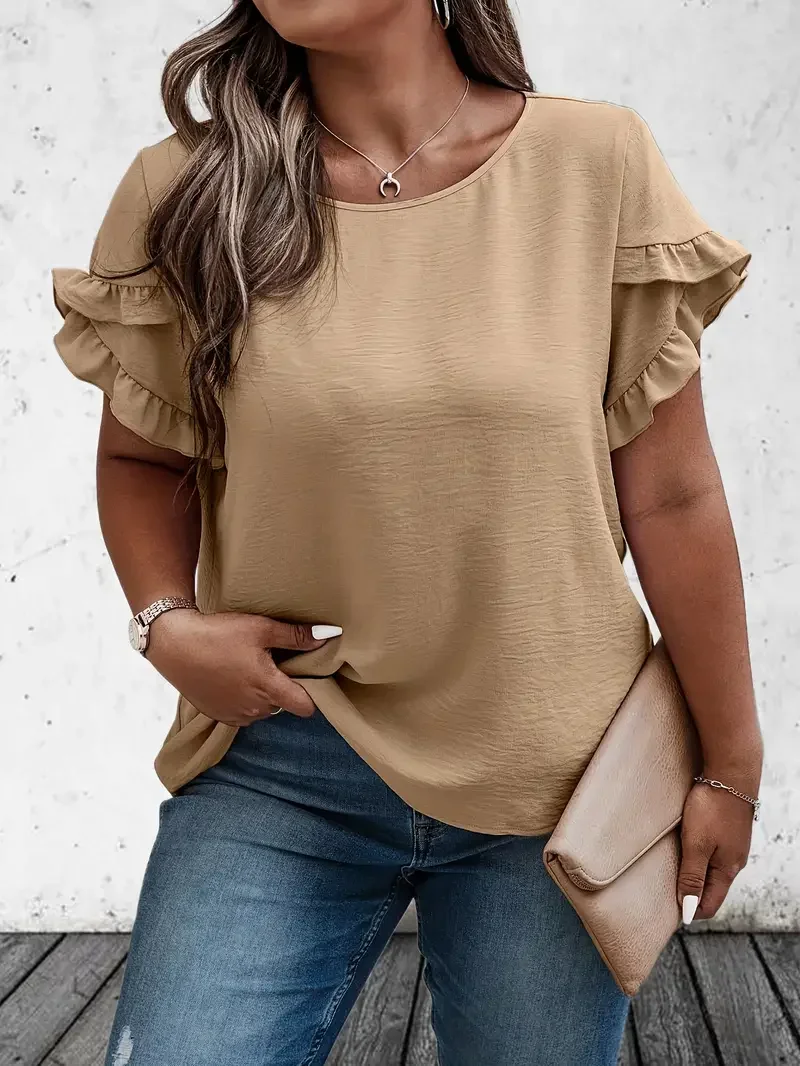 Summer Clothing Colors - İlkbahar Yaz Kadın Artı Boyutu 1XL-5XL