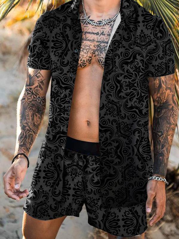 Beach Shirt Hawaiian - 2026 Yeni Erkek Hawaii Plaj Baskılı