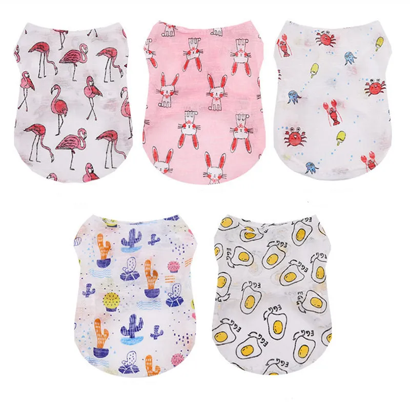 Summer Clothing Colors - 5 Renkler Yaz Güzel Karikatür Köpek