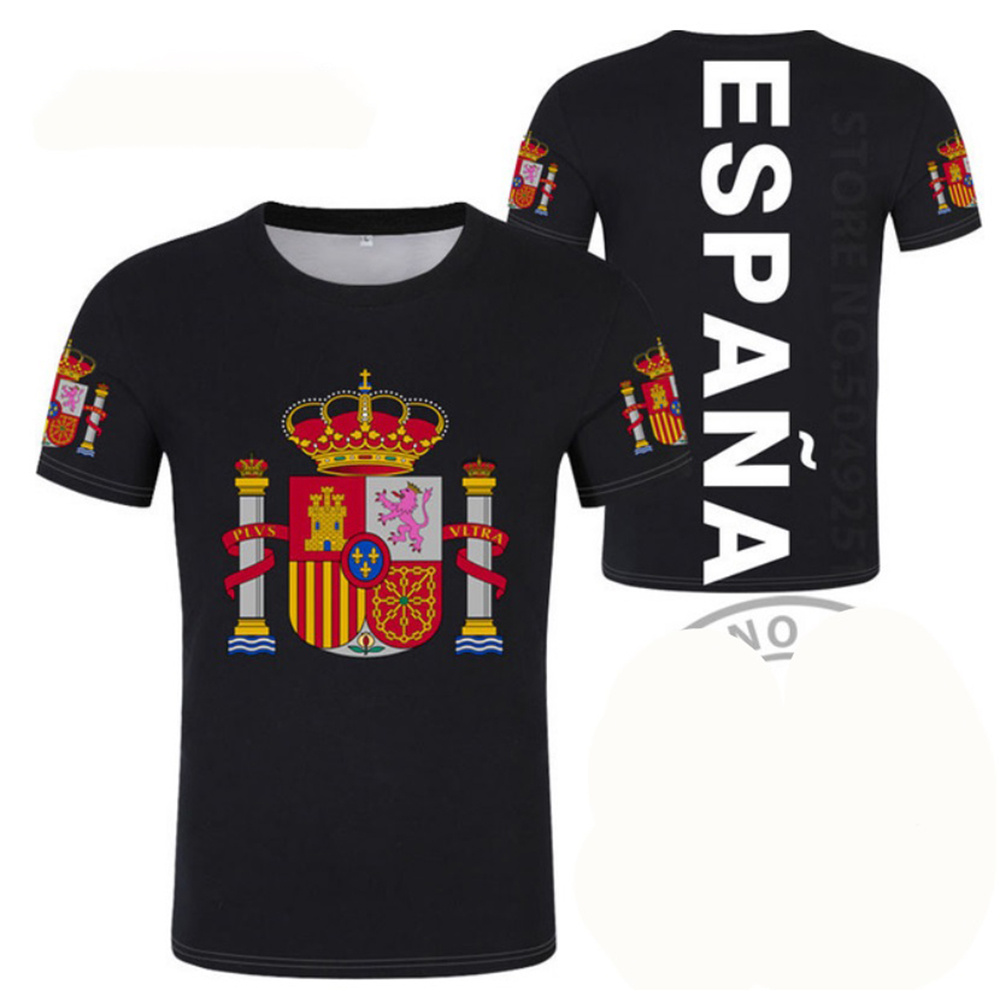 Summer Clothing In Spanish - İspanya futbol forması 3D İspanyol amblem