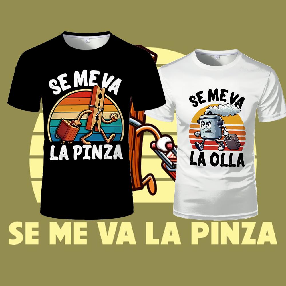 Summer Clothing In Spanish - Se Me Va La Pinza Baskılı