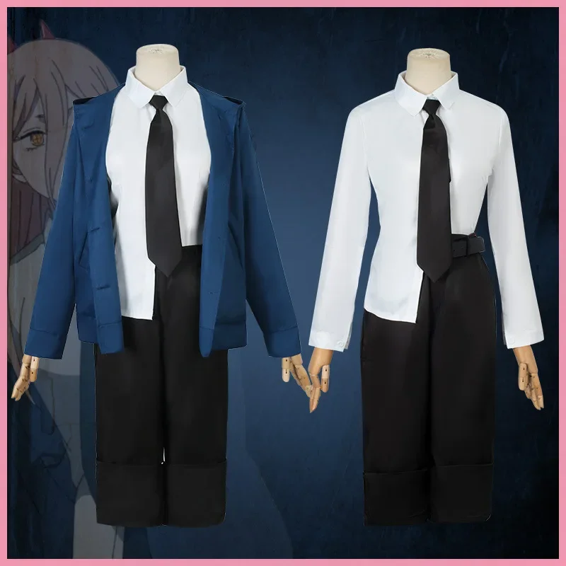 Summer Vacation Clothing Men - Güç Cosplay Testere Adam Kostüm Mavi