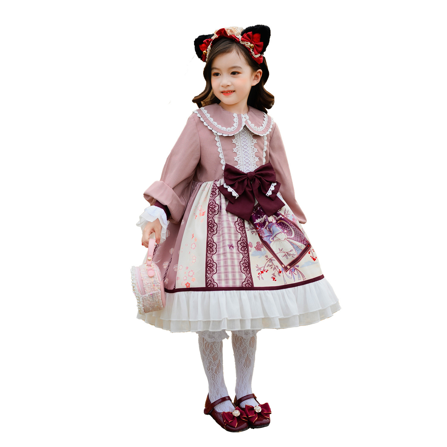 Summer Clothing Girl - Çocuk Lolita Giyim Uzun Kollu Prenses