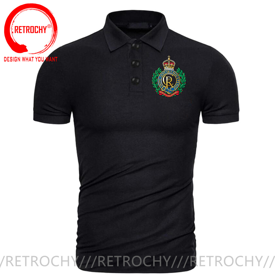 Summer Clothing Uk Men - İngiltere Britanya Kraliyet Mühendislik Birliği Polo