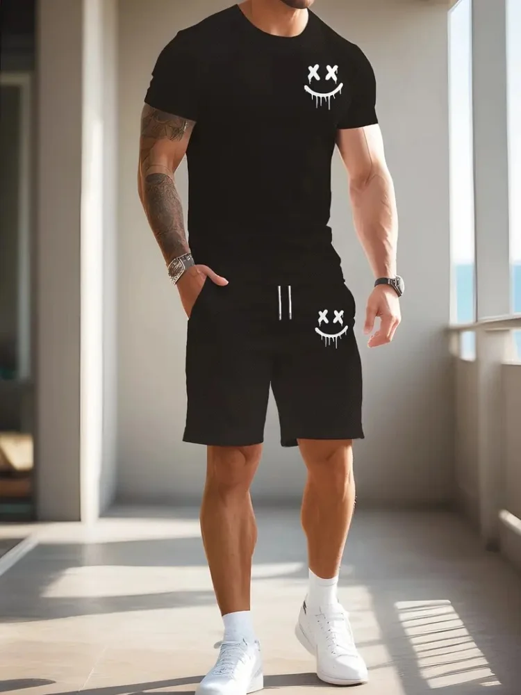 Beach Shirt Hawaiian - 2 Parça Yaz Rahat Günlük Erkek