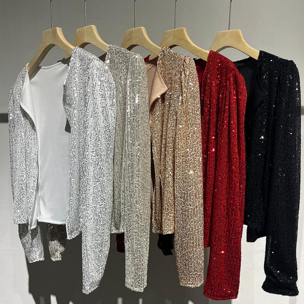Crew Clothing Summer Jacket - Parti Blazer Ceket Pul Payetli Dekorasyonlu