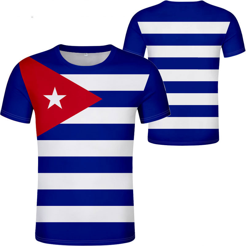 Summer Clothing In Spanish - Küba gömlek Diy ücretsiz özel ad