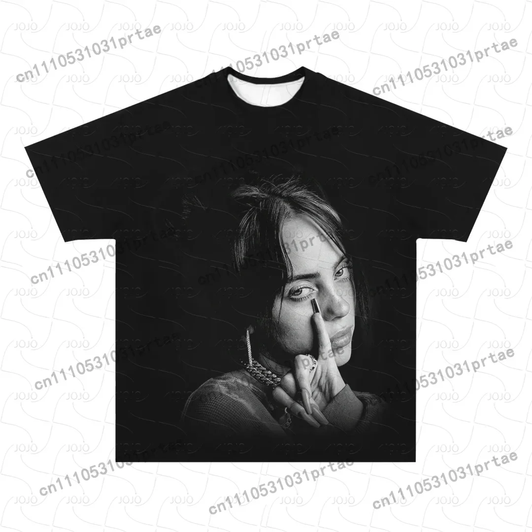 Billie Eilish Retro Desenli Ti - Summer Clothing Styles Men incelemesi ve fiyatı