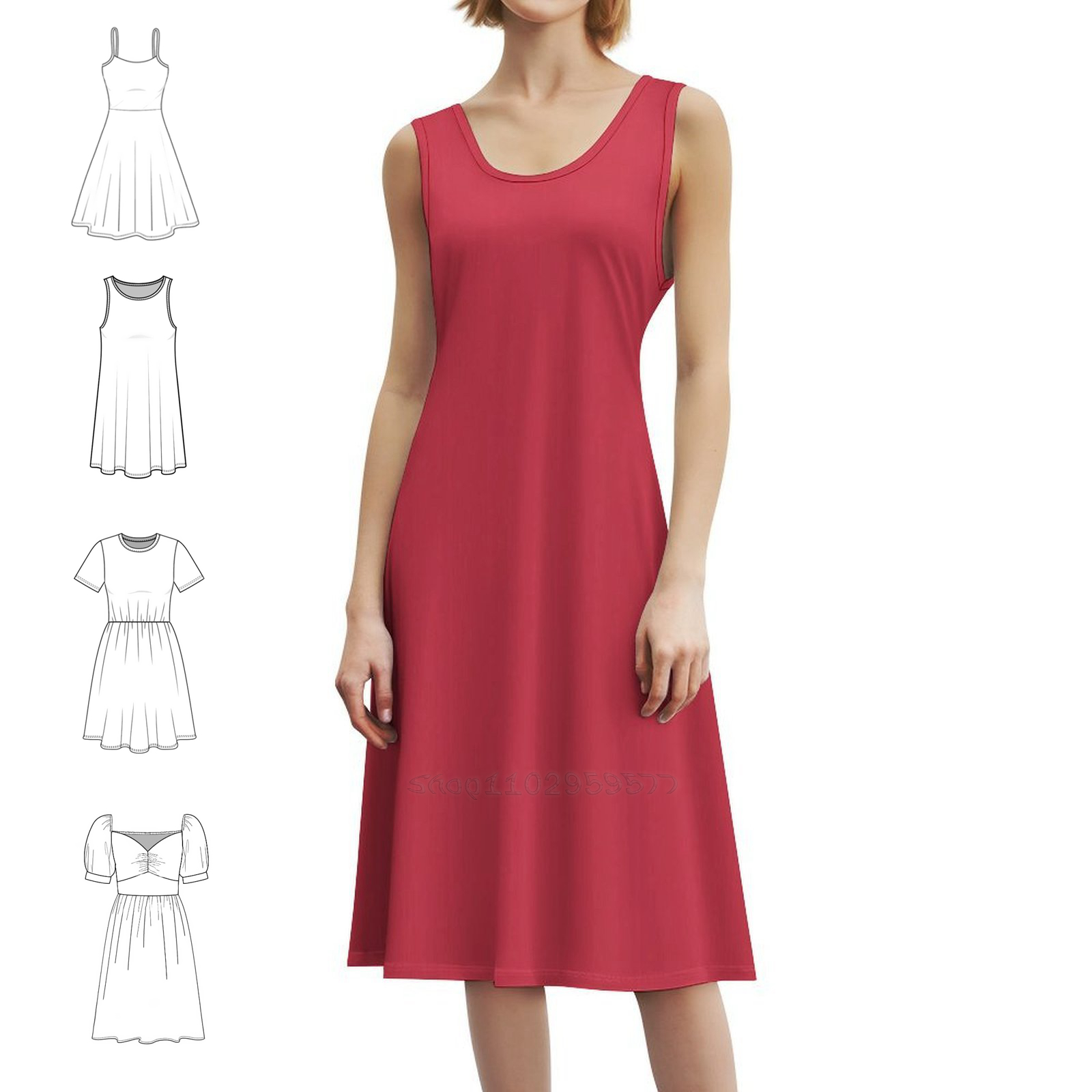 Kadınlar için kırmızı biber çi - Summer Clothing Colors incelemesi ve fiyatı