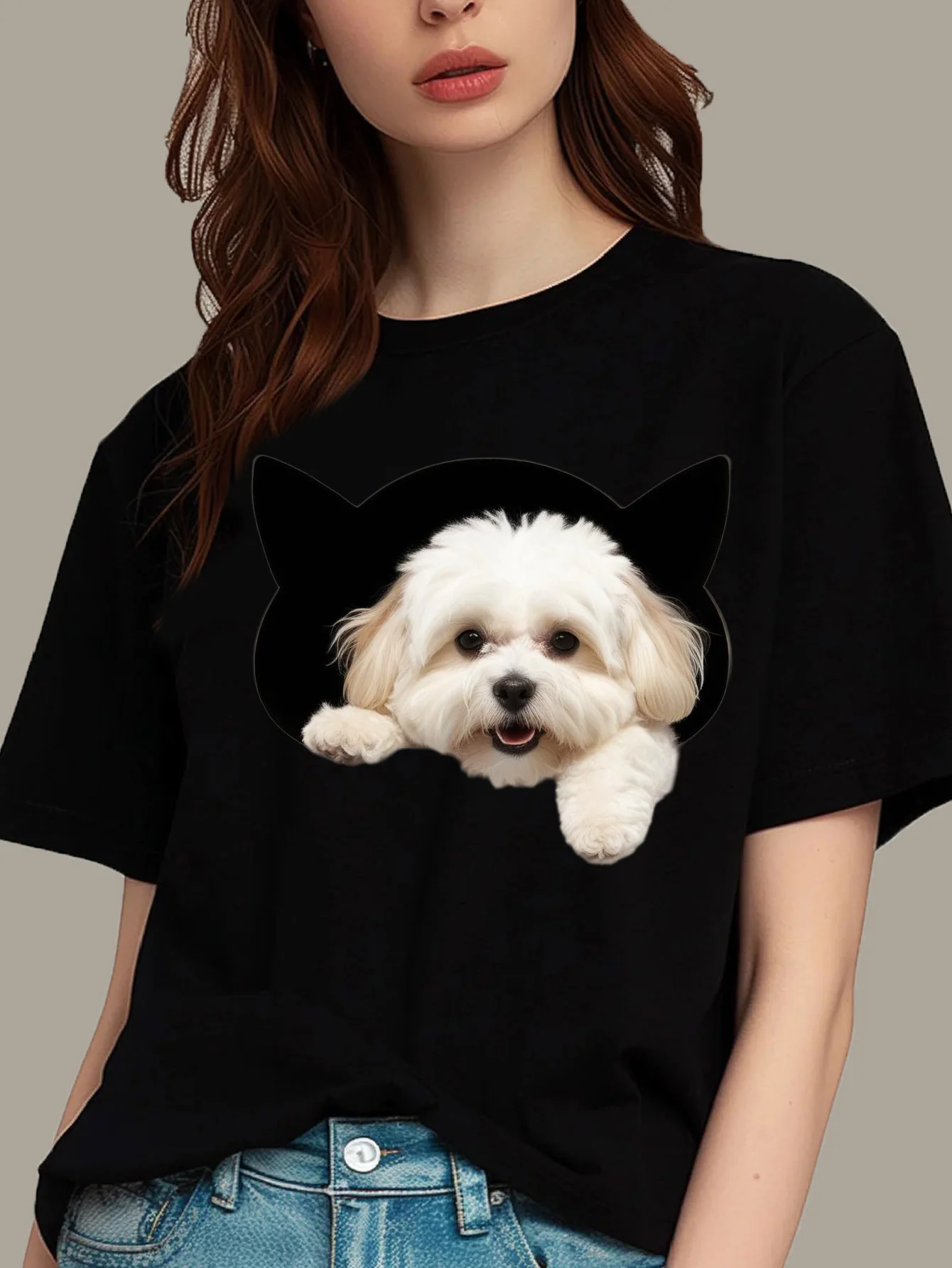 Köpek Baskı Eğlenceli ve Neşel - Summer Clothing Looks incelemesi ve fiyatı
