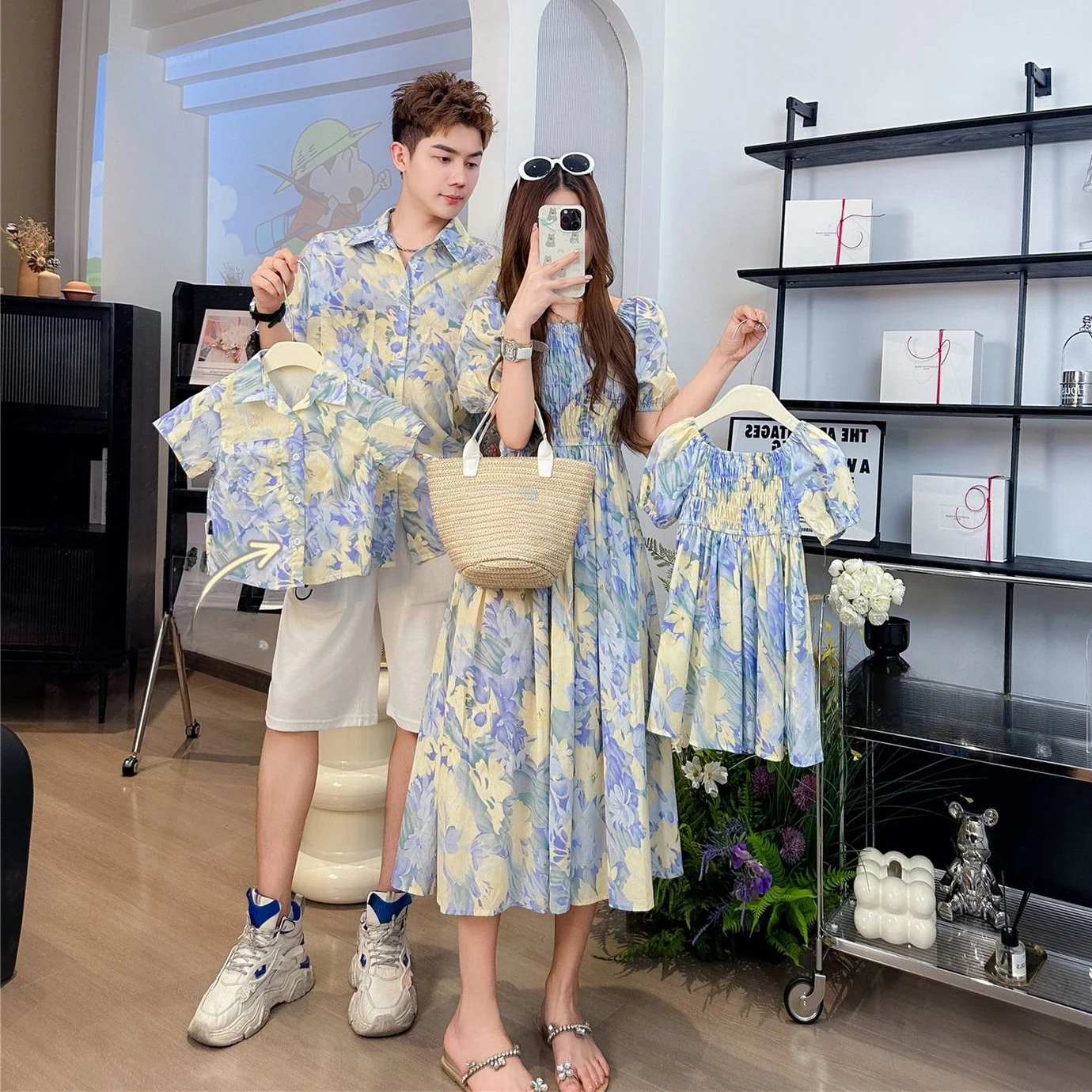 Tatil Görünümü Aile Kombin Kıy - Summer Clothing Looks incelemesi ve fiyatı