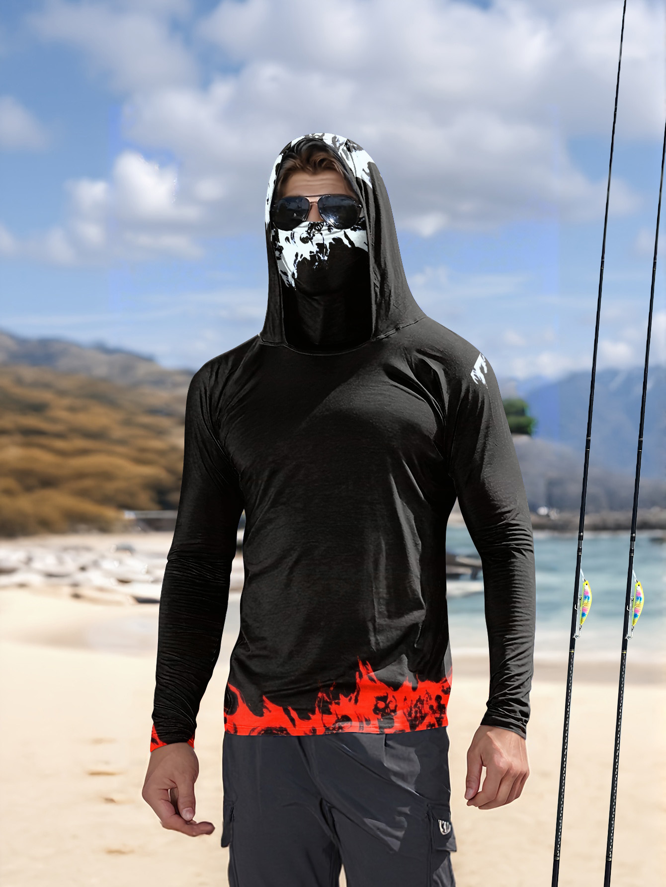 Erkekler Kapüşonlu Balıkçı Göm - Rash Guard Long Sleeve incelemesi ve fiyatı