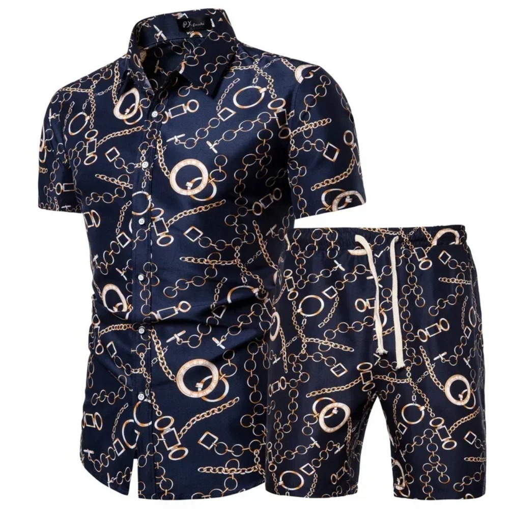 Yaz Yeni erkek Giyim Kısa koll - Summer Vacation Clothing Men incelemesi ve fiyatı