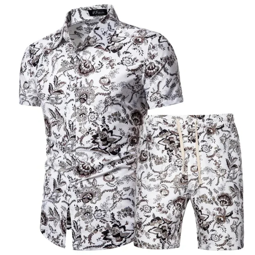Yaz Yeni erkek Giyim Kısa koll - Summer Vacation Clothing Men incelemesi ve fiyatı