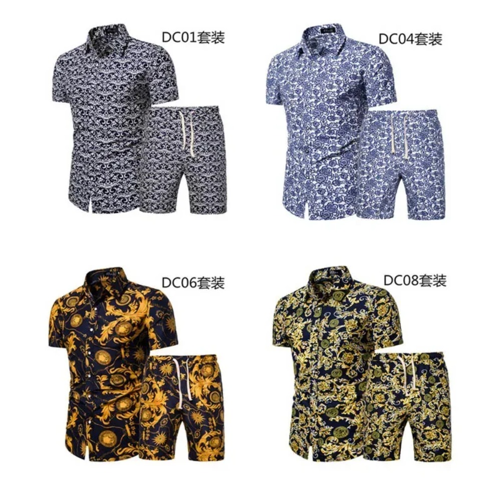 Yaz Yeni erkek Giyim Kısa koll - Summer Vacation Clothing Men incelemesi ve fiyatı