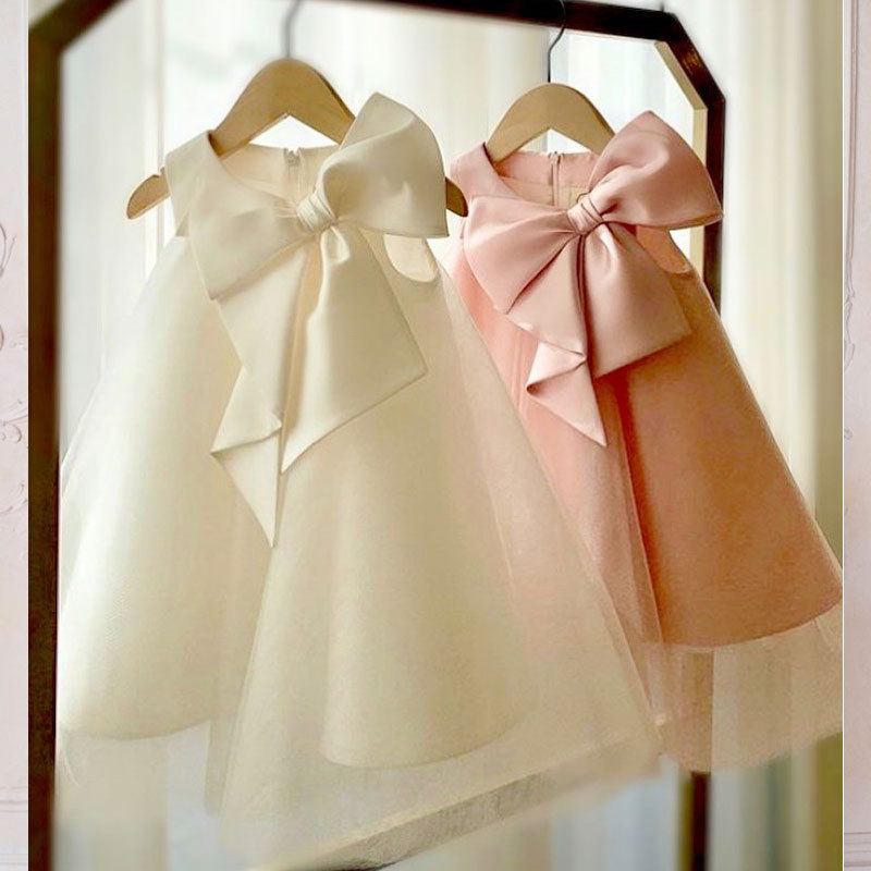 Yaz Büyük Yay Bebek Kız Elbise - Summer Clothing Kids incelemesi ve fiyatı