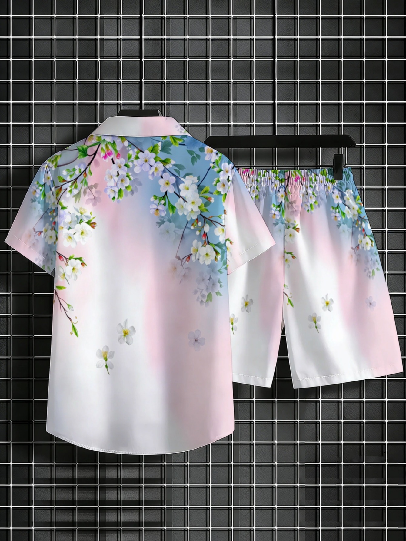 Erkek Hawaii 2 Parça Takım Gra - Beach Shirt Hawaiian incelemesi ve fiyatı