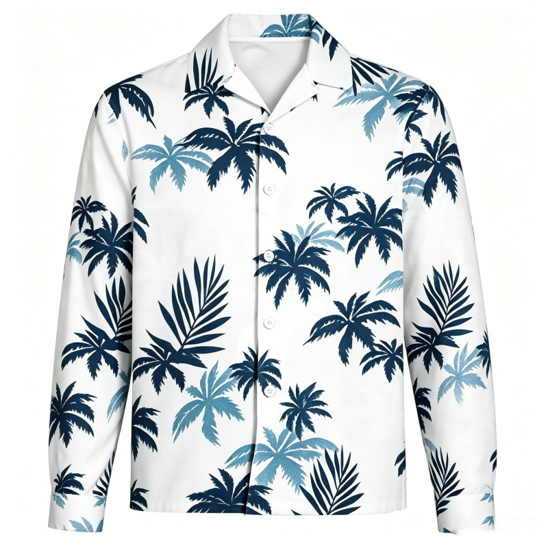 Erkek Plaj Tatili Uzun Kollu H - Beach Shirt Hawaiian incelemesi ve fiyatı
