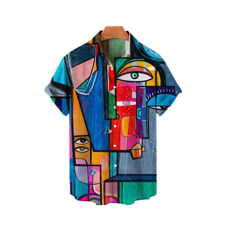 Hawaii 3D yağlı boya tarzı göm - Summer Vacation Clothing Men incelemesi ve fiyatı
