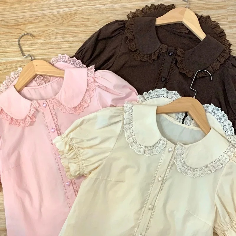 Yaz Japon Kawaii Lolita Gömlek - Summer Clothing Kids incelemesi ve fiyatı