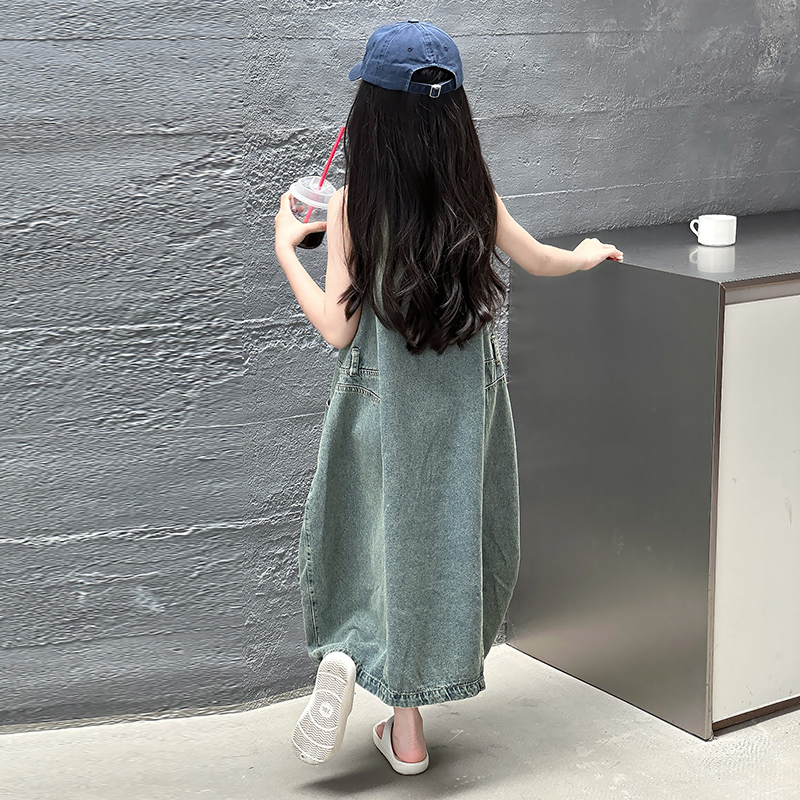 Vintage Mavi Çocuk Kız Yüksek  - Summer Clothing Girl incelemesi ve fiyatı