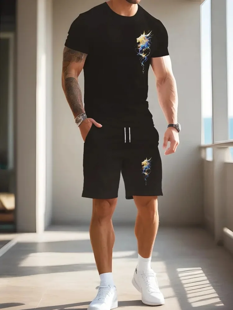 2 Parça Yaz Rahat Günlük Erkek - Beach Shirt Hawaiian incelemesi ve fiyatı