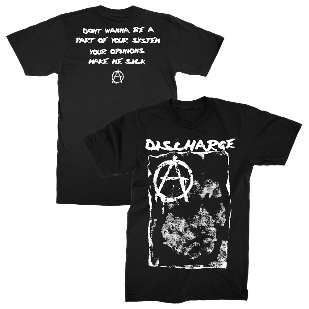 Uk Discharge T-Shirt Hiçbir Şe - Summer Clothing Uk Men incelemesi ve fiyatı