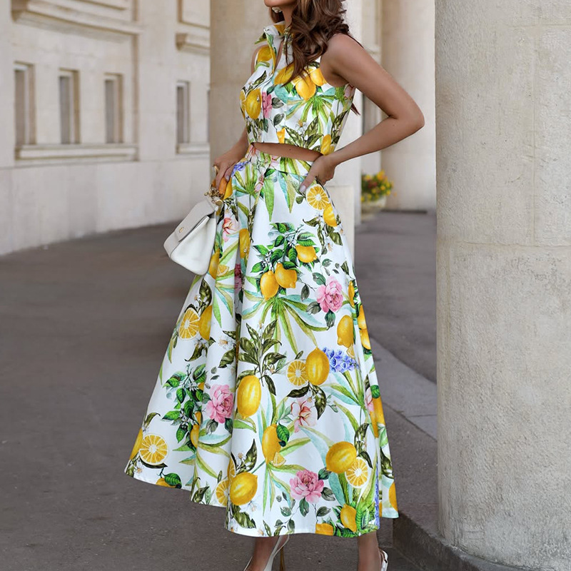 Kadın Modası Limon Baskılı Kol - Summer Clothing Girl incelemesi ve fiyatı