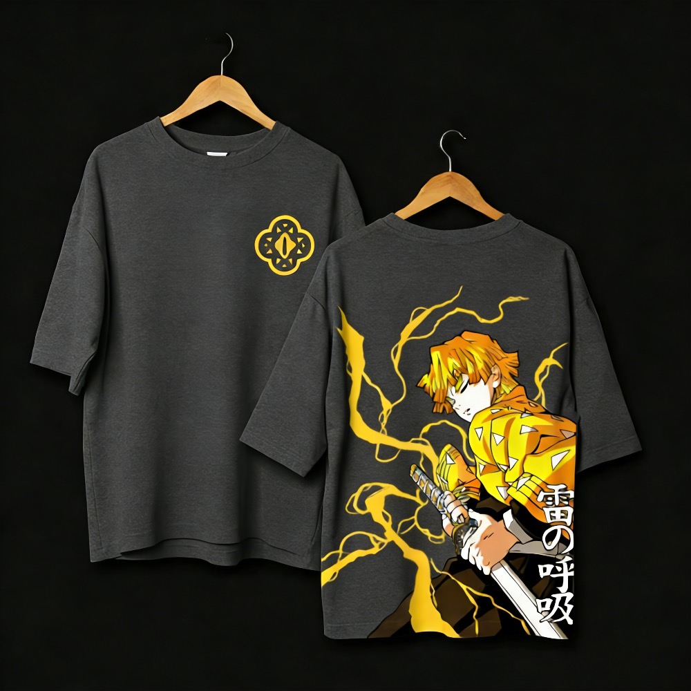 Artı Boyutu Demon Slayer Anime - Summer Clothing Styles Men incelemesi ve fiyatı