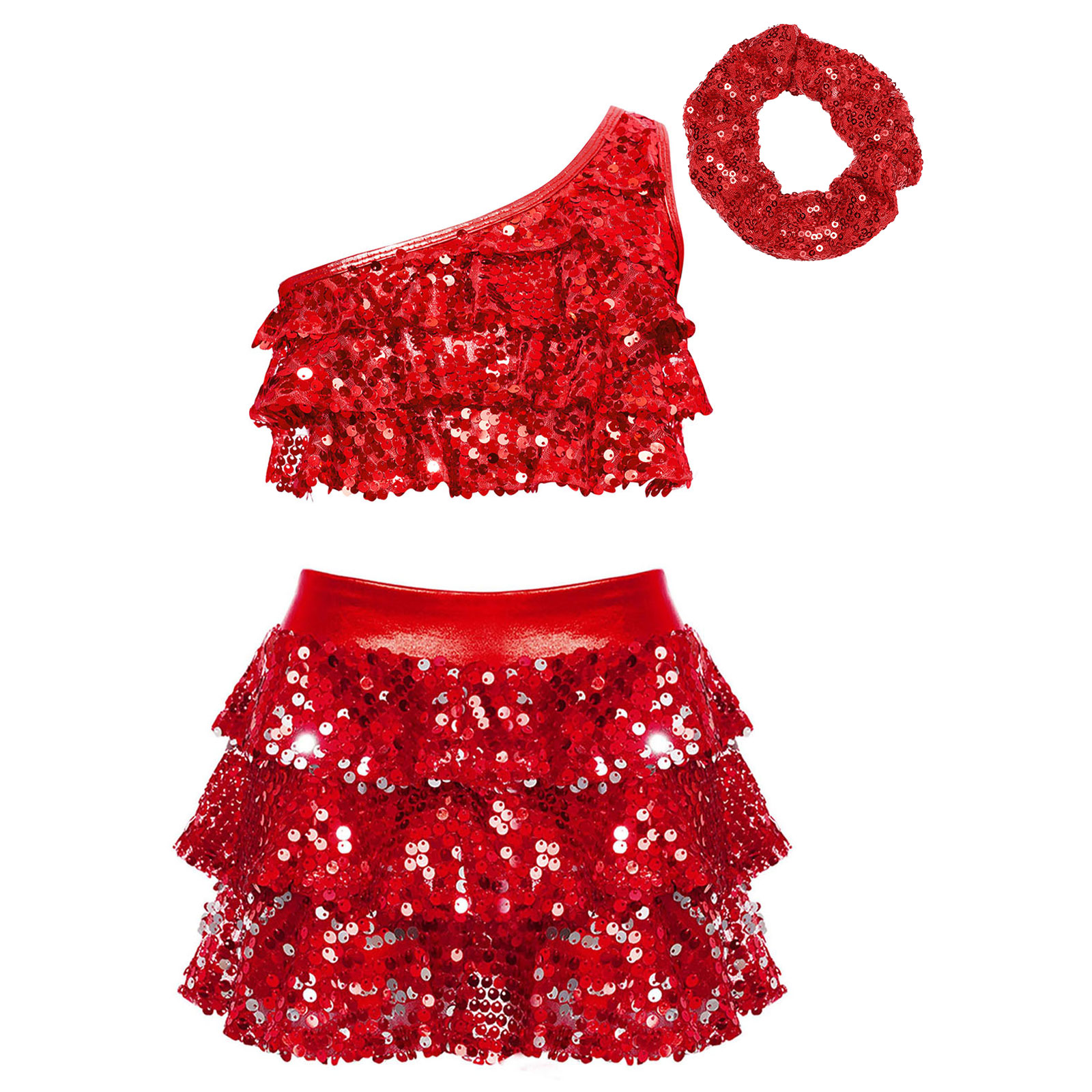 Çocuk Kız Parlak Pul Latin Caz - Summer Clothing Kids incelemesi ve fiyatı